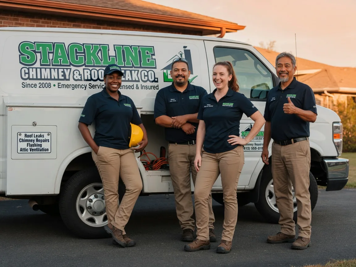 Chimney flashing repair company in Rockland, WI